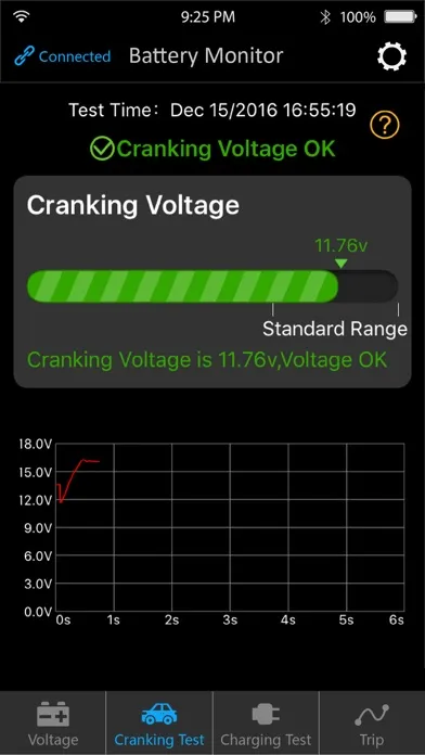 ภาพหน้าจอของ ProCharger battery-monitor