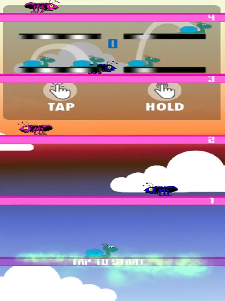 ภาพหน้าจอของ Bug Jump Free - The Saga Begins - Part One iPad 
