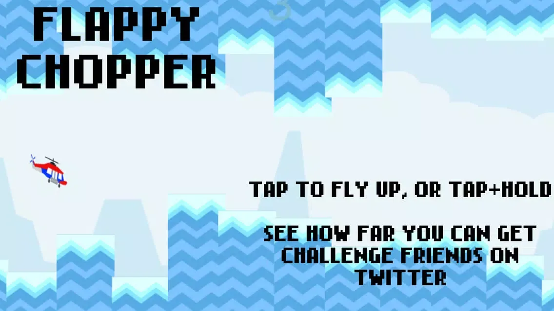Flappy Chopper - A Frozen Ice Cave Adventure স্ক্রিনশট