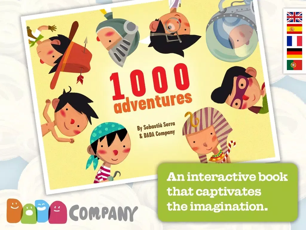 Capturas de pantalla de 1000 Adventures - An interactive storybook, with animals, robots, dinosaurs, pirates, princesses … iPad 