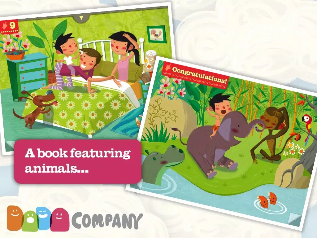 Capturas de pantalla de 1000 Adventures - An interactive storybook, with animals, robots, dinosaurs, pirates, princesses … iPad 
