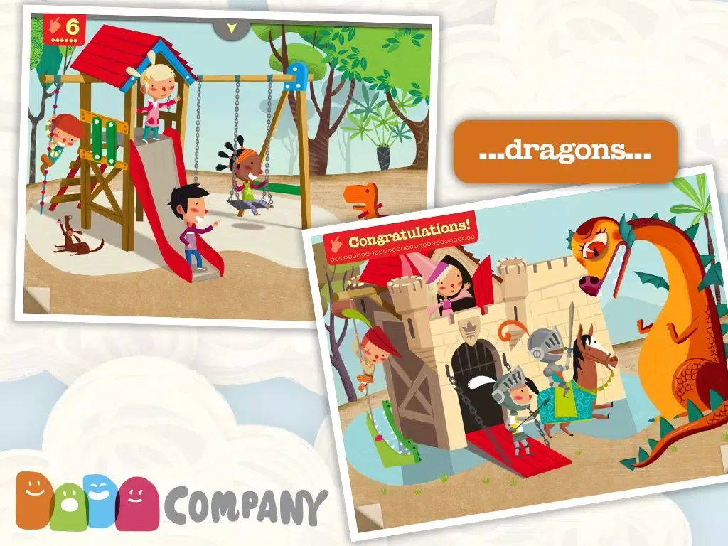 Capturas de pantalla de 1000 Adventures - An interactive storybook, with animals, robots, dinosaurs, pirates, princesses … iPad 
