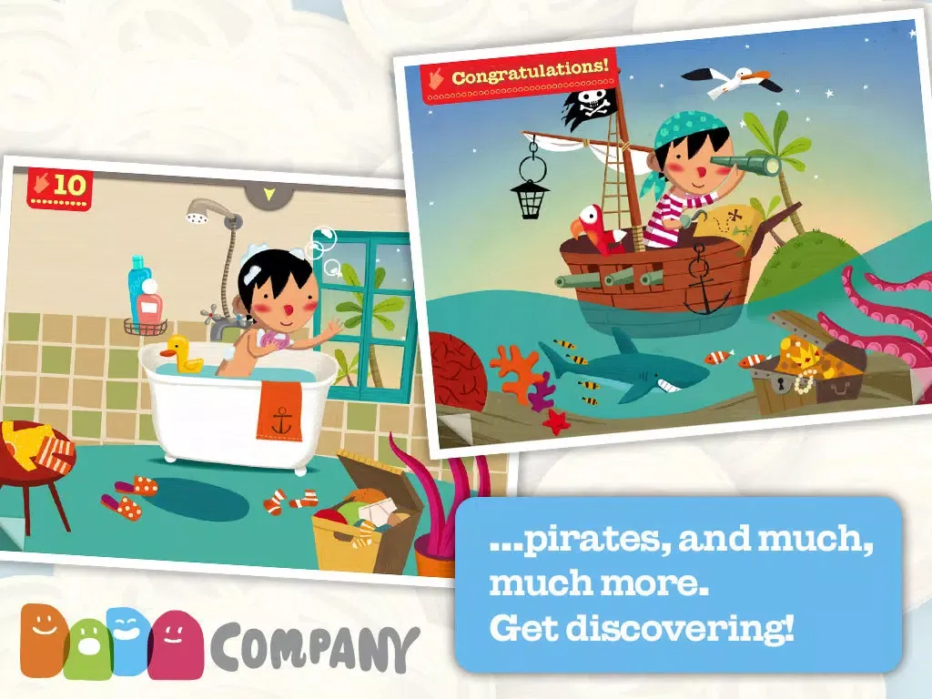 Capturas de pantalla de 1000 Adventures - An interactive storybook, with animals, robots, dinosaurs, pirates, princesses … iPad 