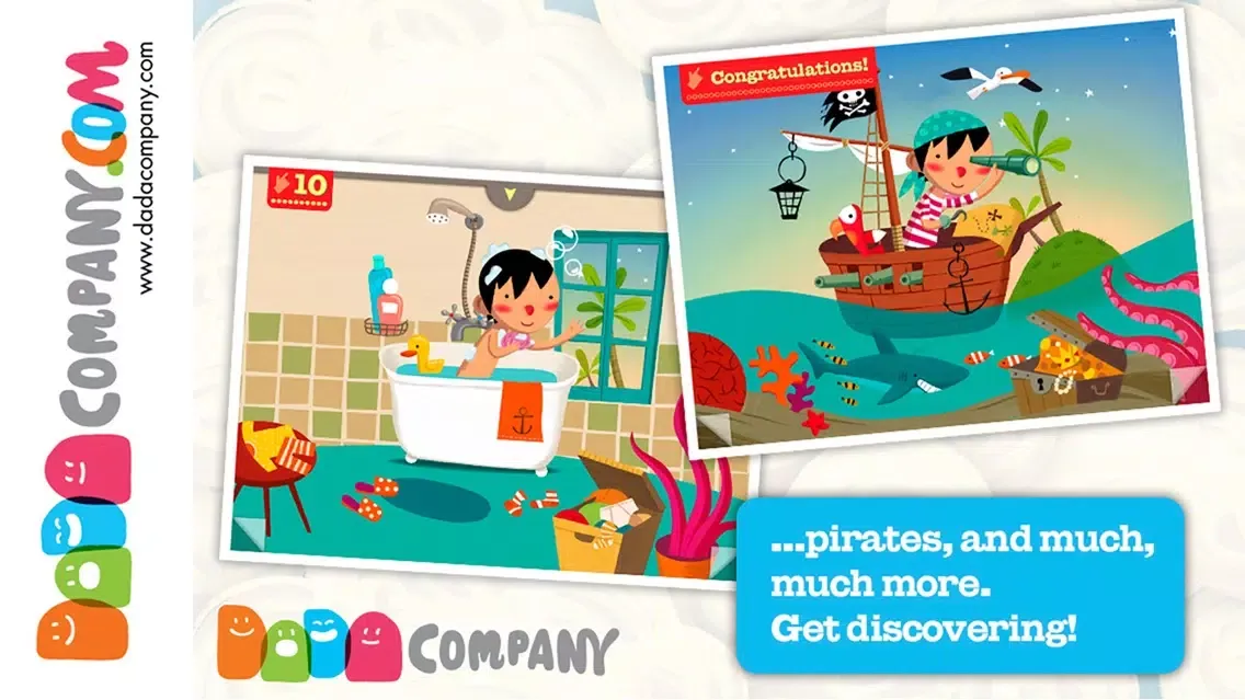 Capturas de pantalla de 1000 Adventures - An interactive storybook, with animals, robots, dinosaurs, pirates, princesses …