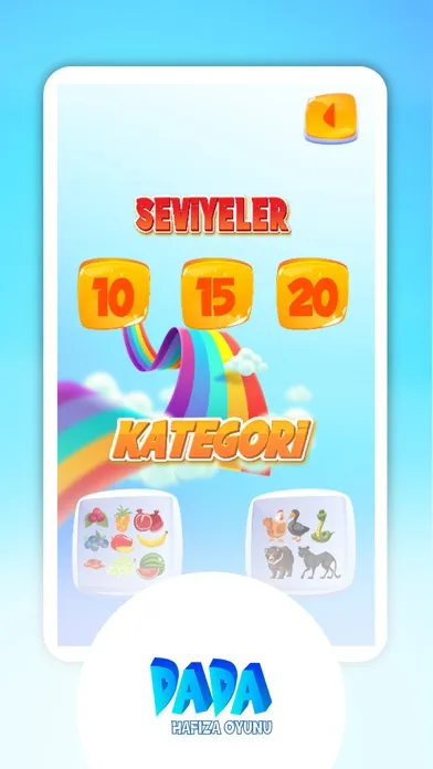 Zrzuty ekranu Dada Hafıza Oyunu