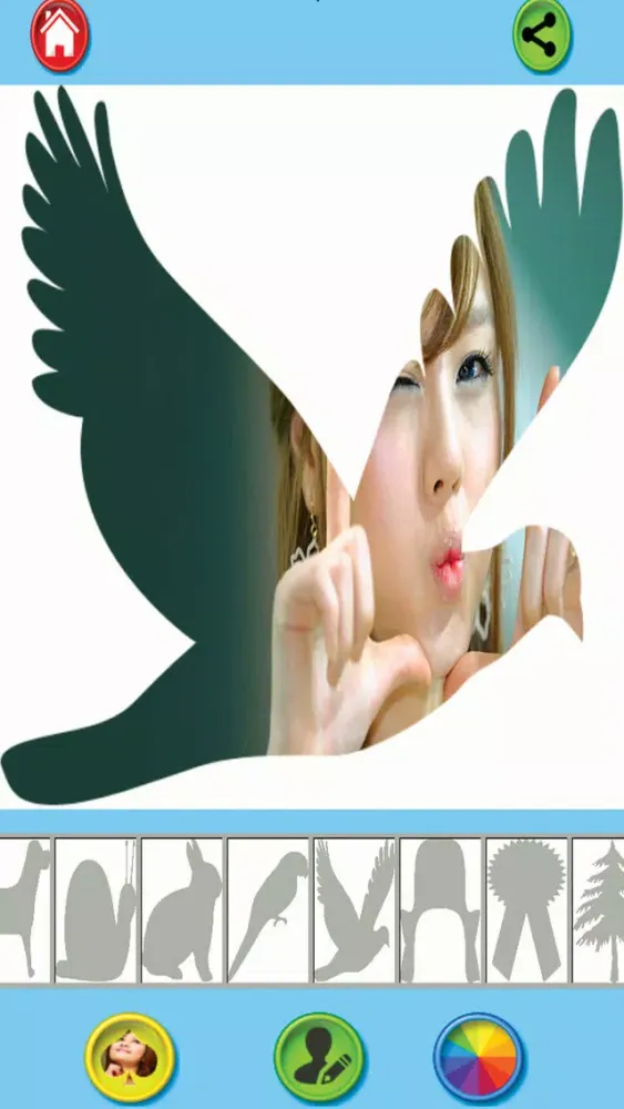 Insta Shape Overlay Effects--using delight frames decorate your photos应用截图