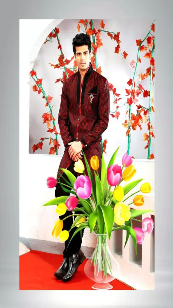 Flower Stickers-photo frame free make wonderful flower world應用截圖