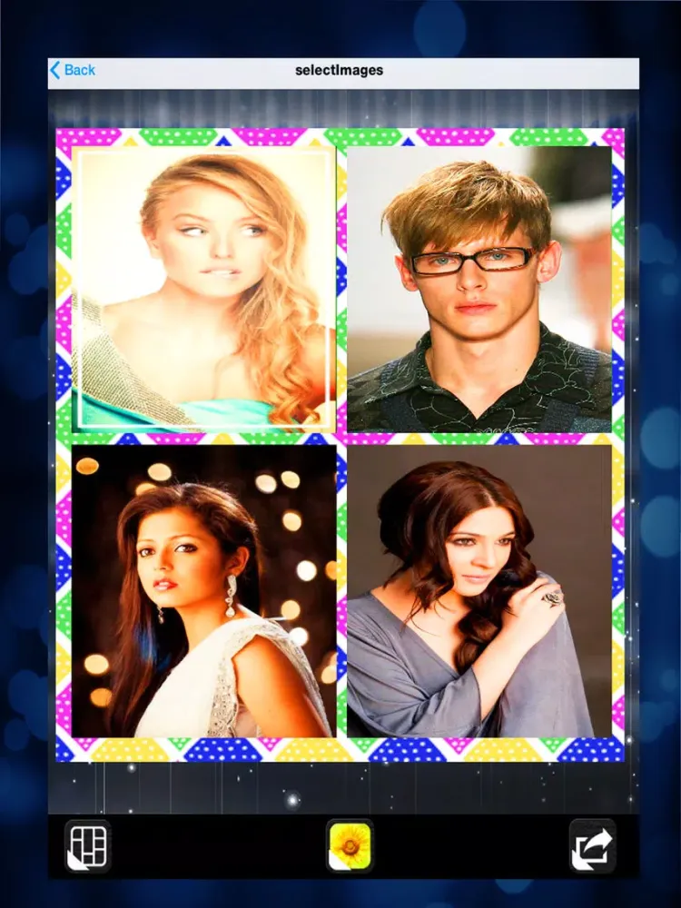 Zrzuty ekranu Insta Pic Collage-best free collage maker iPad 
