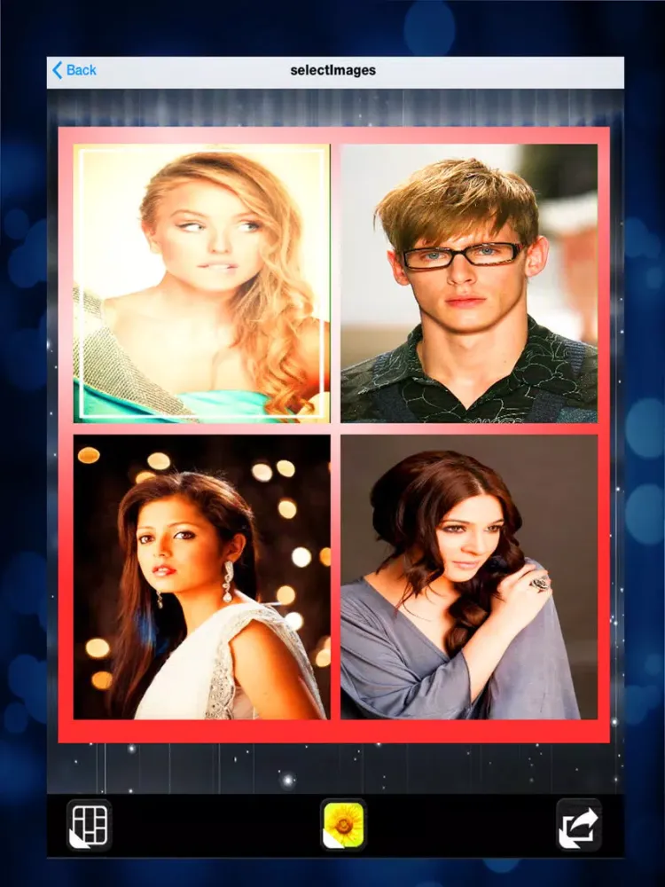 Zrzuty ekranu Insta Pic Collage-best free collage maker iPad 