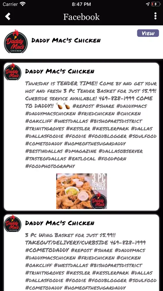 Captures d'écran de Daddy Macs Chicken
