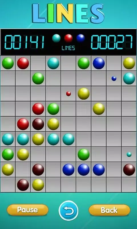 Ảnh chụp màn hình của Lines Color Balls