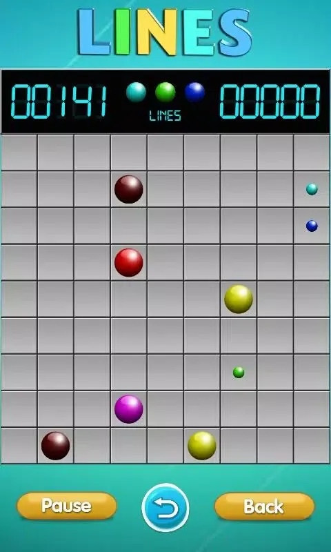 Ảnh chụp màn hình của Lines Color Balls