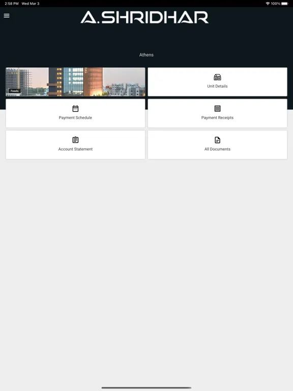 A. Shridhar Sales and Customer iPad  Screenshots