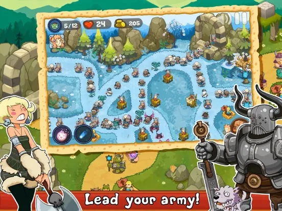 Tower Defense Realm King iPad  स्क्रीनशॉट