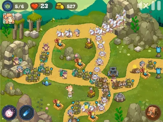 Tower Defense Realm King iPad  स्क्रीनशॉट
