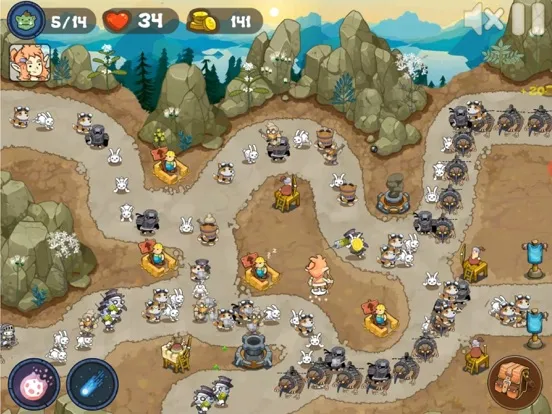 Tower Defense Realm King iPad  स्क्रीनशॉट
