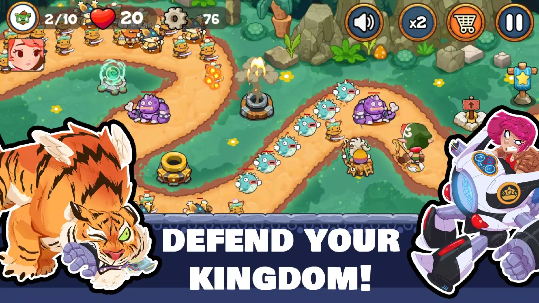 Tower Defense: Kingdom Reborn سکرین شاٹس
