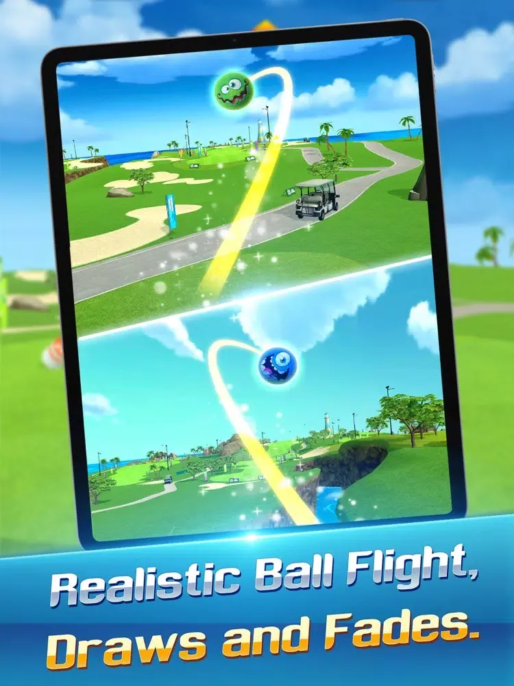 Captures d'écran de Golf Hero : Long drive shot iPad 