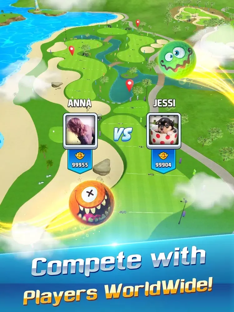 Captures d'écran de Golf Hero : Long drive shot iPad 