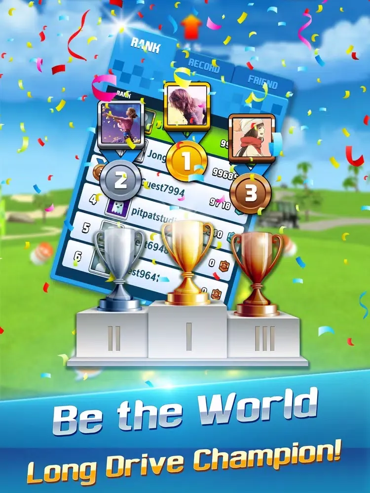 Captures d'écran de Golf Hero : Long drive shot iPad 