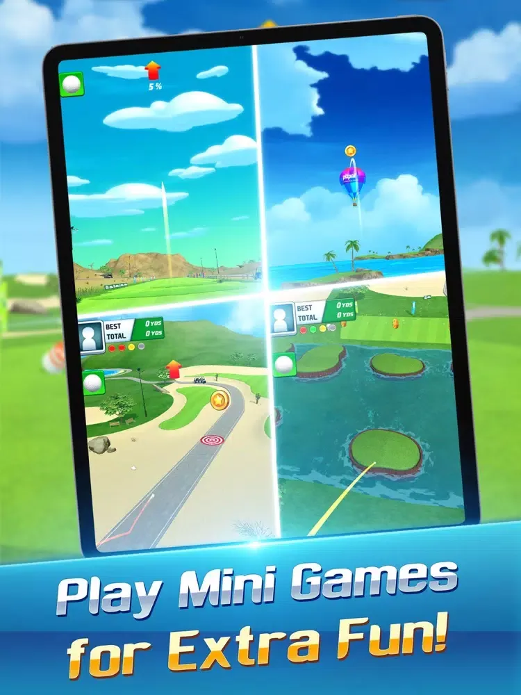 Captures d'écran de Golf Hero : Long drive shot iPad 