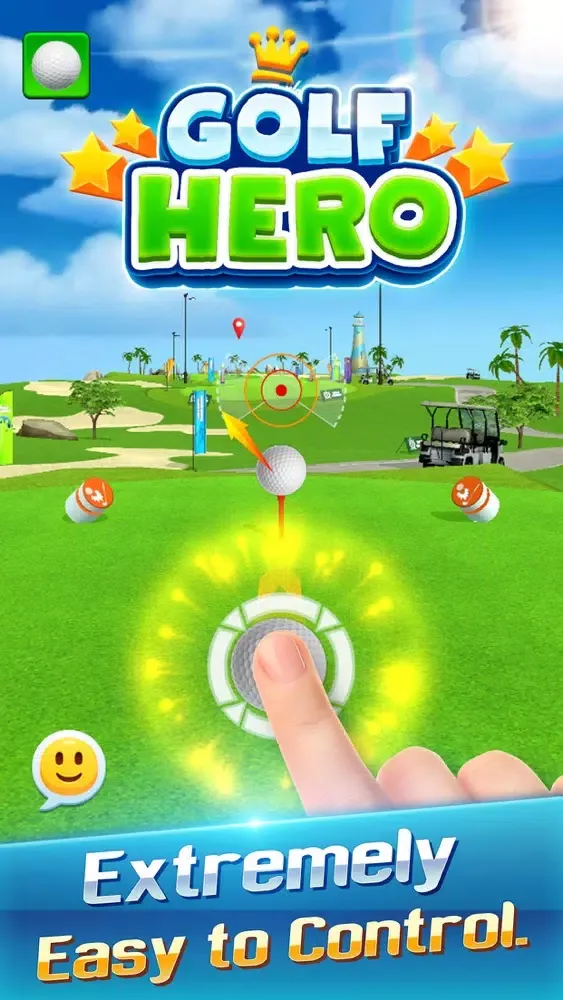 Captures d'écran de Golf Hero : Long drive shot