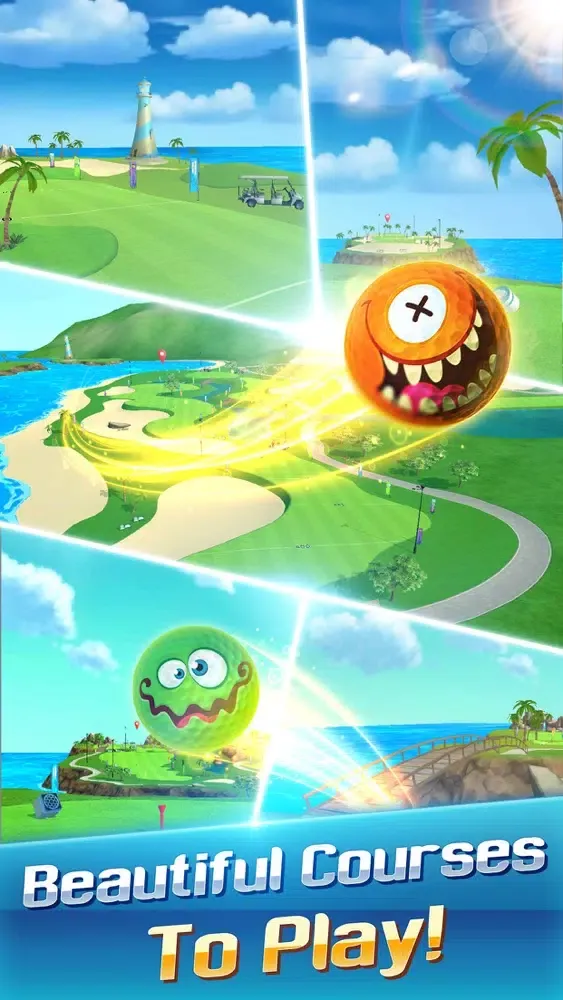 Captures d'écran de Golf Hero : Long drive shot