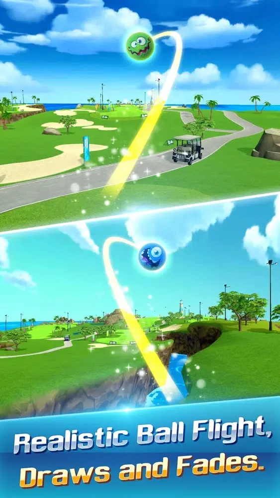 Captures d'écran de Golf Hero : Long drive shot