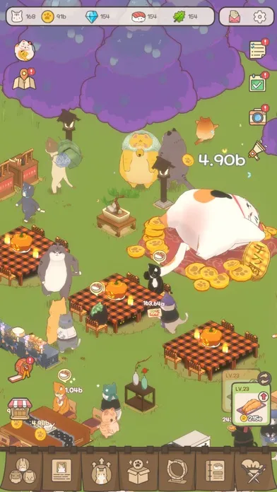 Zrzuty ekranu Cat Garden - Food Party Tycoon