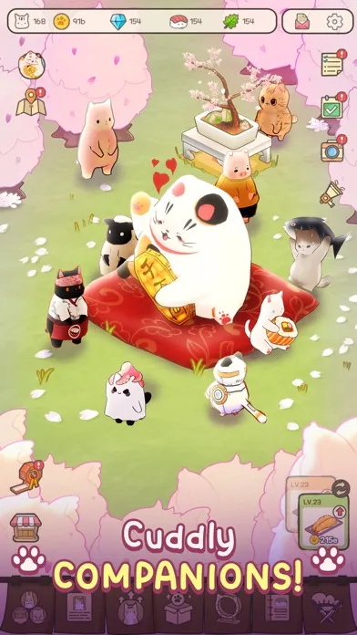 Zrzuty ekranu Cat Garden - Food Party Tycoon