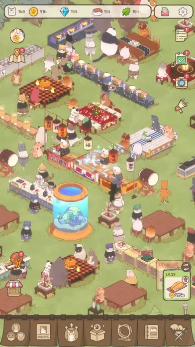 Zrzuty ekranu Cat Garden - Food Party Tycoon