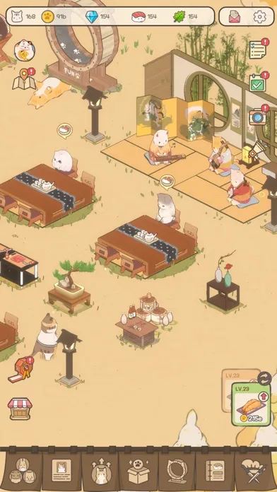 Zrzuty ekranu Cat Garden - Food Party Tycoon