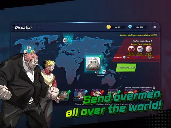 The Era of Overman : Idle RPG iPad 应用截图