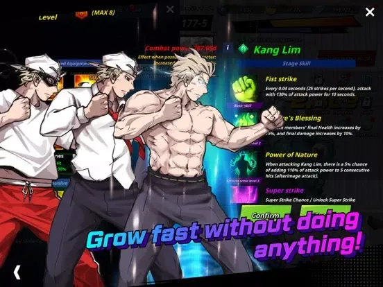 The Era of Overman : Idle RPG iPad 应用截图