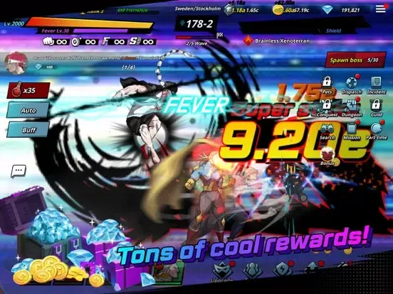 The Era of Overman : Idle RPG iPad 应用截图