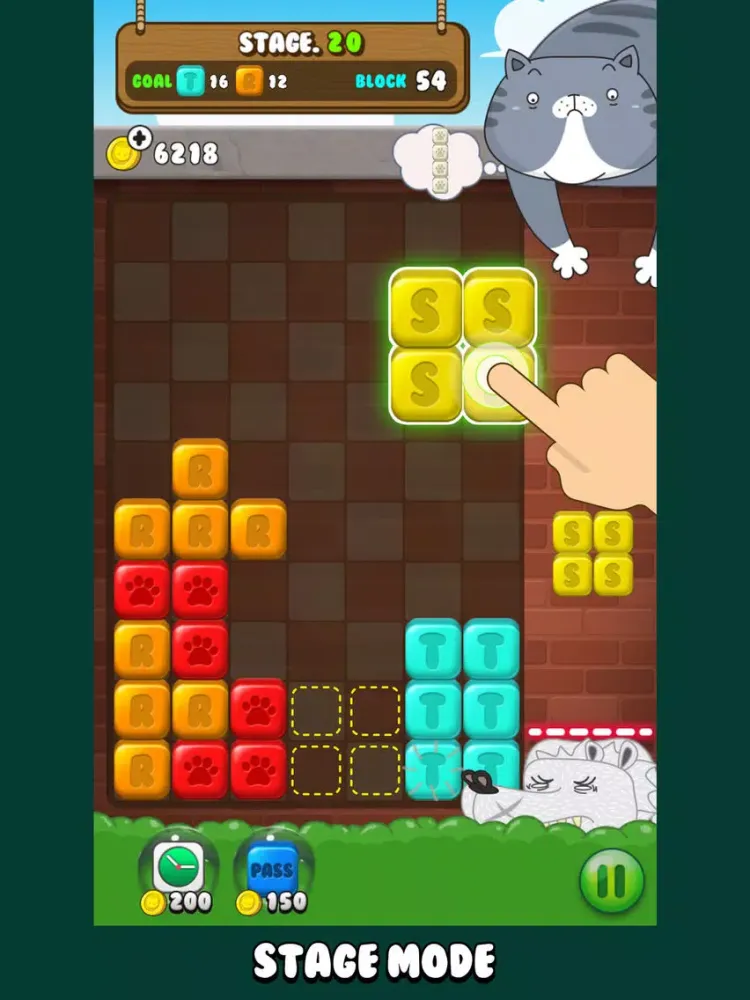 Catris : block puzzle iPad  Screenshots