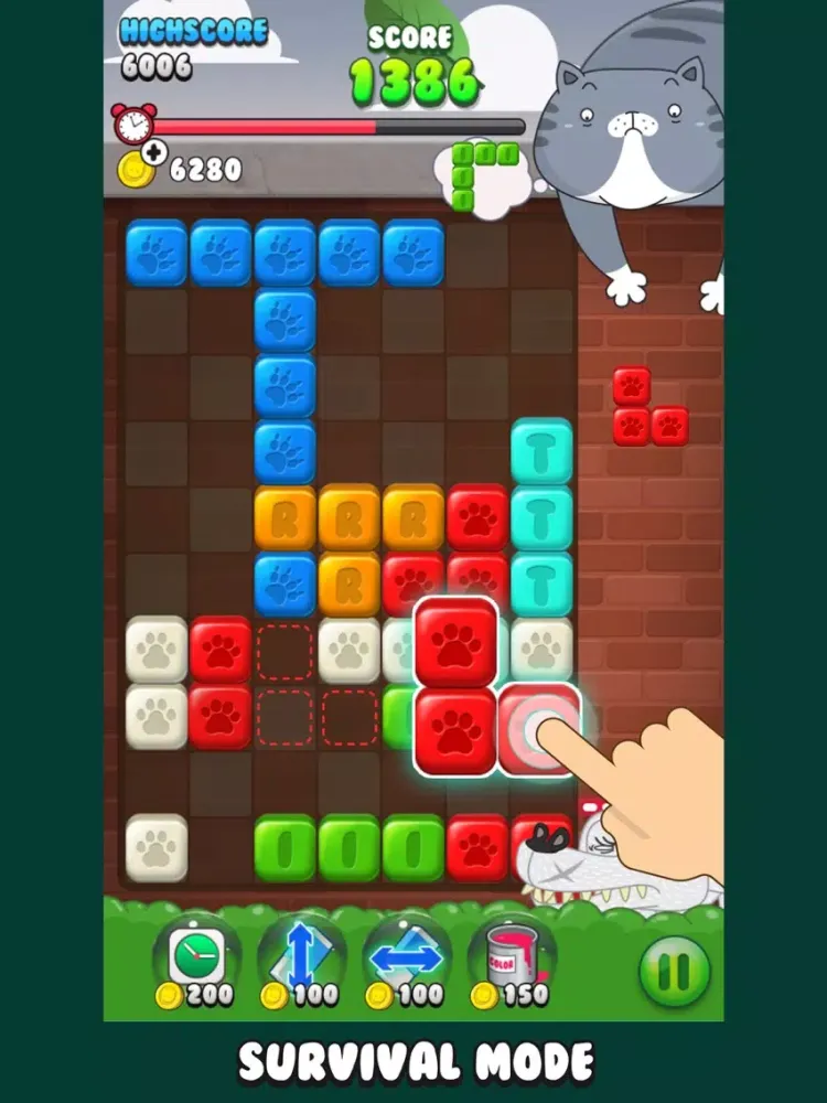 Catris : block puzzle iPad  Screenshots