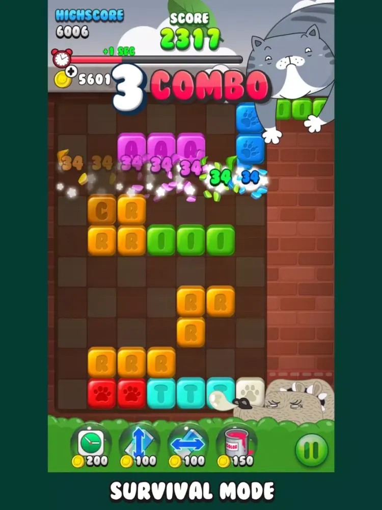 Catris : block puzzle iPad  Screenshots
