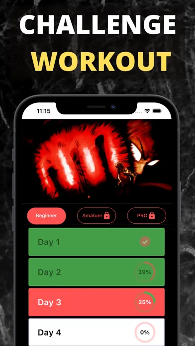 One Punch - Home Workout سکرین شاٹس