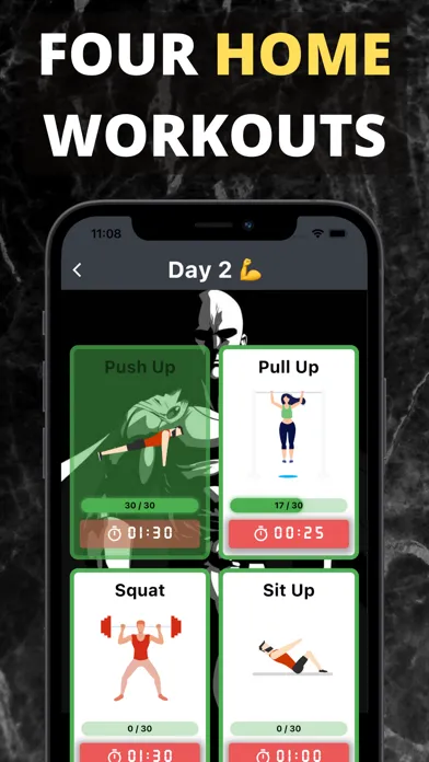 One Punch - Home Workout سکرین شاٹس