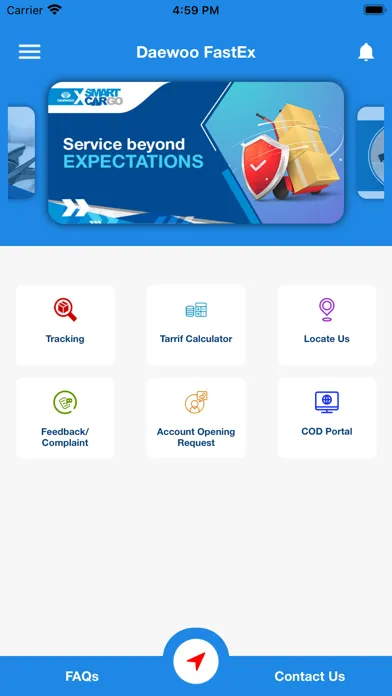 Tangkapan layar Daewoo Fastex