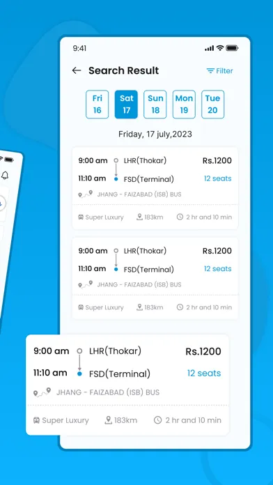 ภาพหน้าจอของ Daewoo Express Mobile