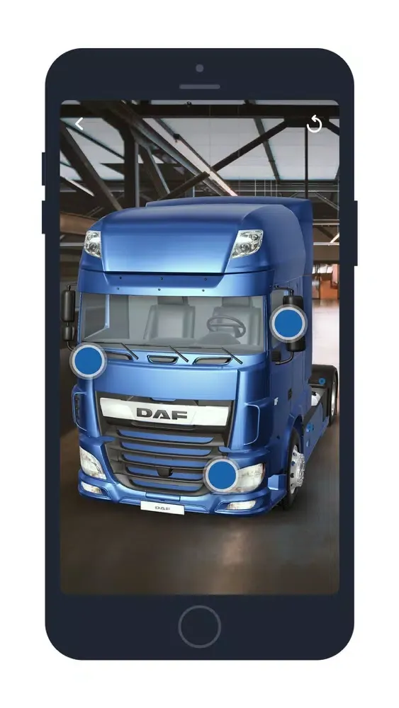 Ảnh chụp màn hình của DAF AR Explorer