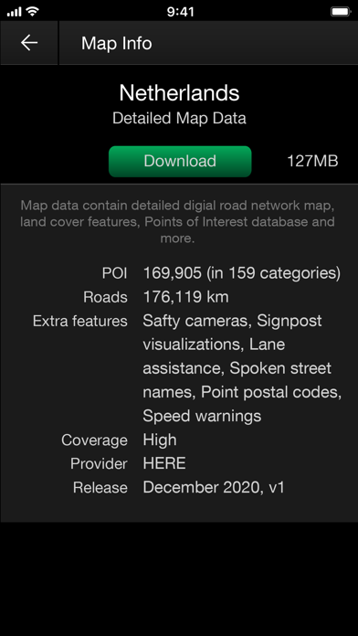 Capturas de pantalla de DAF Truck Navigation