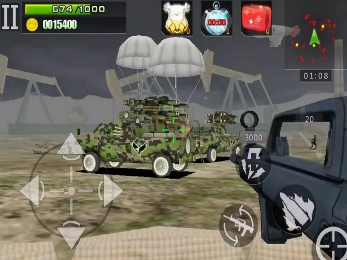 Zrzuty ekranu The Last Defender 3D: Modern Defense War iPad 