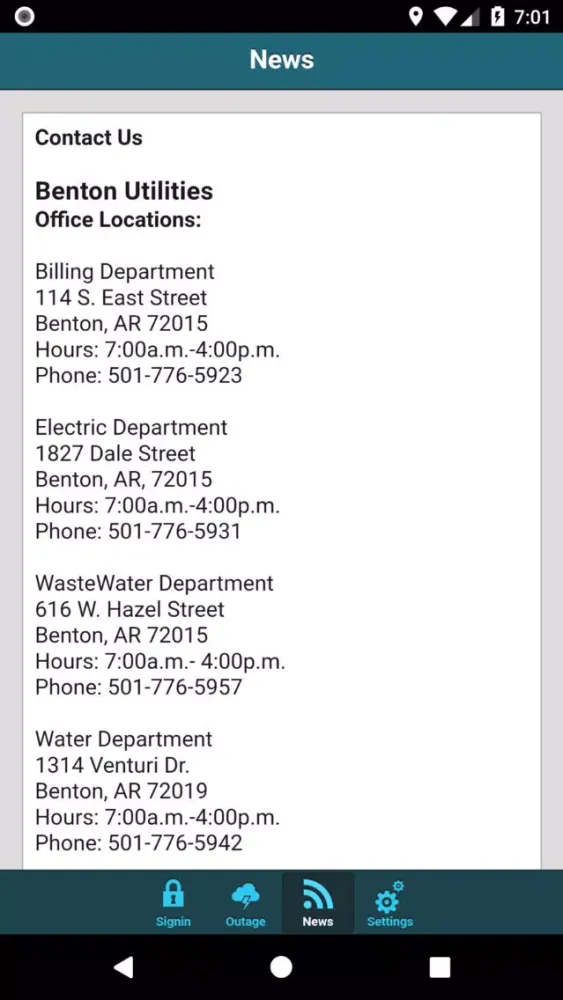 Benton County Utilities應用截圖