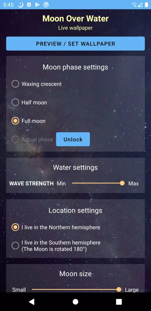 Moon Over Water應用截圖