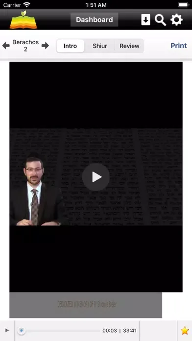 Zrzuty ekranu Daf Hachaim