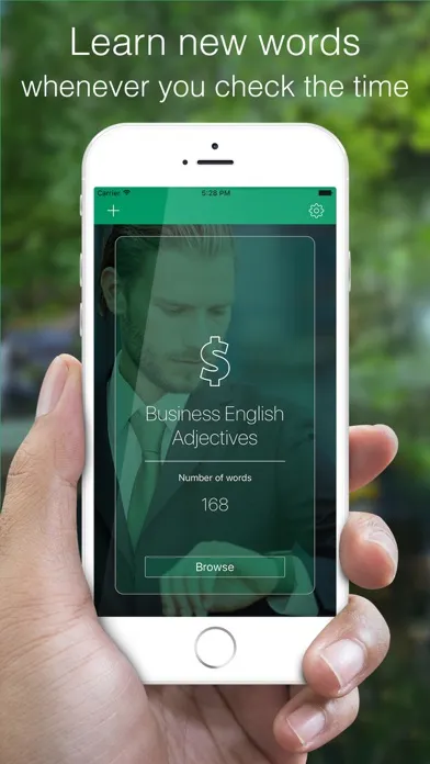 Watch Words: learn vocabulary from watch face Screenshots