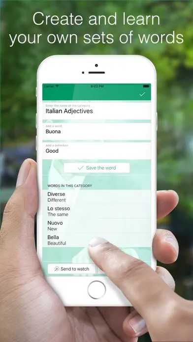 Watch Words: learn vocabulary from watch face Screenshots